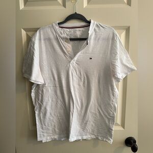 Tommy Hilfiger Men's White Casual Button Down Shirt